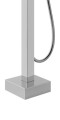 Bateria wannowa wolnostojąca Corsan CMB3020CH Ango chromowana 3