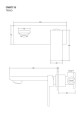 Bateria umywalkowa podtynkowa Corsan CMB7115CH Trino 4
