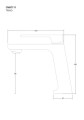 Bateria umywalkowa Corsan CMB7111CH Trino 4