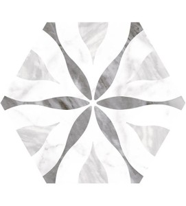 Płytka podłogowa Equipe BARDIGLIO HEXAGON FLOWER