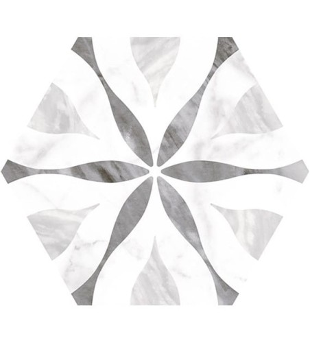 Płytka podłogowa Equipe BARDIGLIO HEXAGON FLOWER