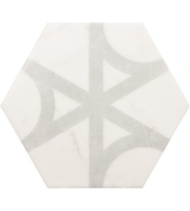 Płytka podłogowa EQUIPE  CARRARA HEXAGON FLOW 17,5X20