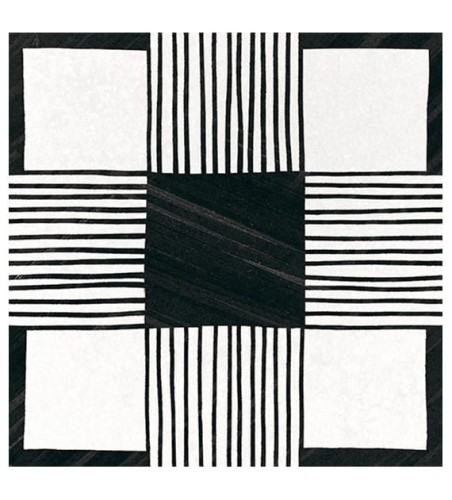 Płytka podłogowa Equipe CLOTH B&W 20X20 G1