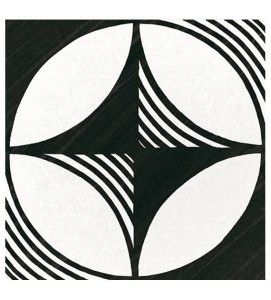 Płytka podłogowa Equipe COMPASS B&W 20X20 G1 EQ