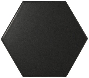 Płytka ścienna Equipe HEXAGON PORCELAIN BLACK MATT 11,6X10,1