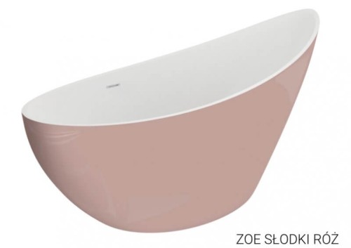 Wanna wolnostojąca ZOE słodki róż