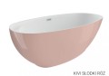 Wanna wolnostojąca Kiwi różowa