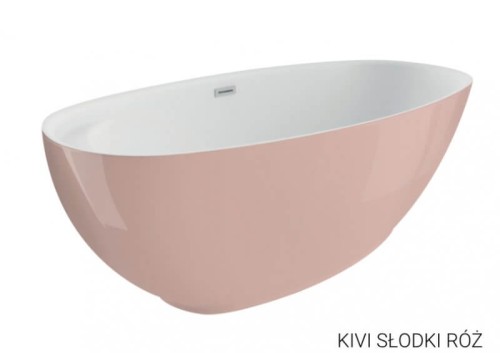 Wanna wolnostojąca Kiwi różowa