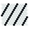 Mozaika Dunin Mini Hexagon B&W Lean