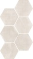 Płytka podłogowa Equipe URBAN HEXAGON MELANGE NATURAL 29,2X25,4