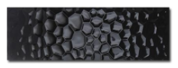 Płytka ścienna Azteca Unik R90 Bubbles Black Glossy 30x90