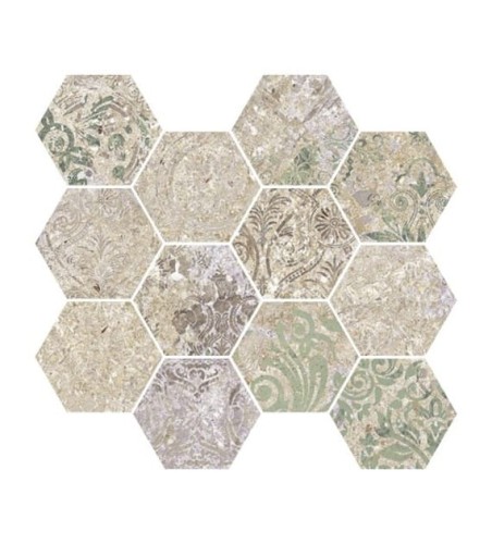 Mozaika Pp BOHEMIAN BLEND NAT. MOS. HEXAGONAL 28X30 G1 AP