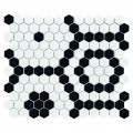 Mozaika Dunin Mini Hexagon B&W Bee