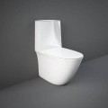 Rak Ceramics SENSATION MISKA WC RIMLESS DO KOMPAKTU 62X38 CM BIAŁY POŁYSK