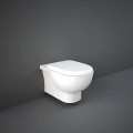 Rak Ceramics TONIQUE miska z deską  55X36 BIAŁY POŁYSK