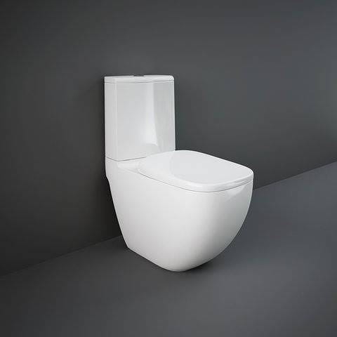 Rak Ceramics ILLUSION MISKA WC RIMLESS DO KOMPAKTU 64X38 CM BIAŁY POŁYSK