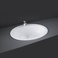 Rak Ceramics CHERRY UMYWALKA WPUSZCZANA OWALNA 63,5X53,5 Z OTWOREM BIAŁY POŁYSK