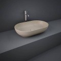 Rak Ceramics FEELING UMYWALKA SLIM NABLATOWA OWALNA 55X35 CM CAPPUCCINO MAT (514)
