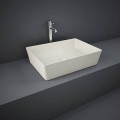 Rak Ceramics FEELING UMYWALKA SLIM NABLATOWA PROSTOKĄTNA 50X36 CM BEŻ MAT (505)