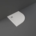Rak Ceramics FEELING 90X90 BRODZIK PÓŁOKRĄGŁY BIAŁY