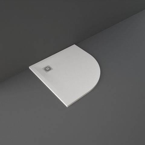 Rak Ceramics FEELING 90X90 BRODZIK PÓŁOKRĄGŁY BIAŁY