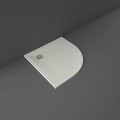 Rak Ceramics FEELING 90X90 BRODZIK PÓŁOKRĄGŁY BEŻ