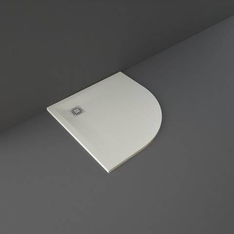 Rak Ceramics FEELING 90X90 BRODZIK PÓŁOKRĄGŁY BEŻ