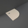 Rak Ceramics FEELING 90X90 BRODZIK PÓŁOKRĄGŁY CAPPUCCINO