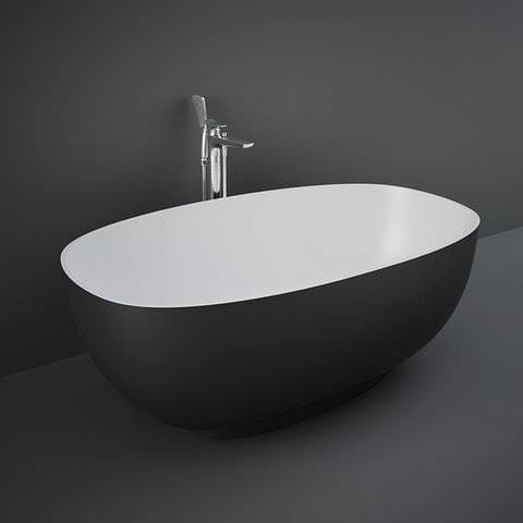 Rak Ceramics CLOUD WANNA 140 CM CZARNY MAT (504)