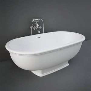 Rak Ceramics WASHINGTON WANNA WOLNOSTOJĄCA 156X81CM BIAŁY MAT (500)