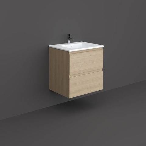 Rak Ceramics JOY SZAFKA PODUMYWALKOWA PODWIESZ. 60 CM SCANDINAVIAN OAK