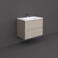 Rak Ceramics JOY SZAFKA PODUMYWALKOWA PODWIESZ. 80 CM GREY ELM
