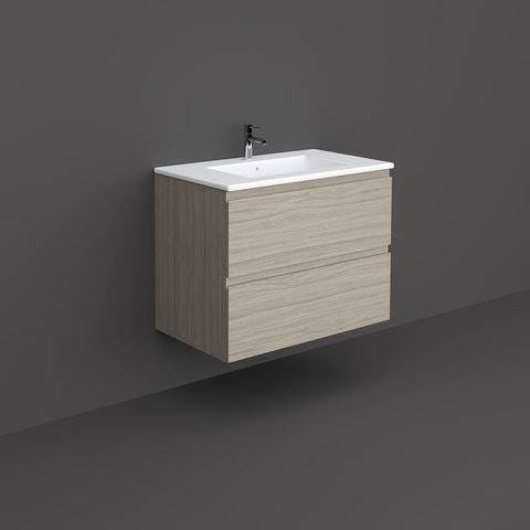 Rak Ceramics JOY SZAFKA PODUMYWALKOWA PODWIESZ. 80 CM GREY ELM