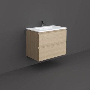 Rak Ceramics JOY SZAFKA PODUMYWALKOWA PODWIESZ. 80 CM SCANDINAVIAN OAK