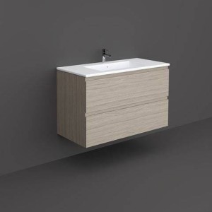 Rak Ceramics JOY SZAFKA PODUMYWALKOWA PODWIESZ. 100 CM GREY ELM