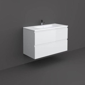 Rak Ceramics JOY SZAFKA PODUMYWALKOWA PODWIESZ. 100 CM BIAŁA