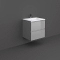 Rak Ceramics ZESTAW JOY UMYWALKA & SZAFKA PODUMYWALKOWA PODWIESZANA 60CM SZARA
