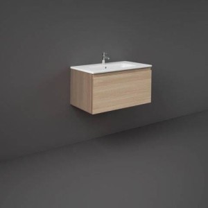 Rak Ceramics UNO JOY SZAFKA PODUMYWALKOWA PODWIESZANA 80 SCANDINAVIAN OAK