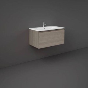 Rak Ceramics UNO JOY SZAFKA PODUMYWALKOWA PODWIESZANA 80 GREY ELM