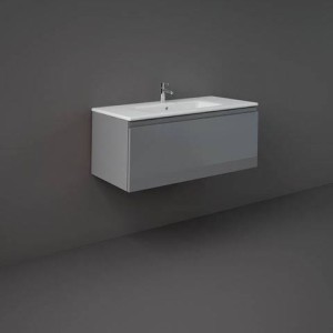 Rak Ceramics UNO JOY SZAFKA PODUMYWALKOWA PODWIESZANA 100 SZARA