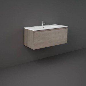 Rak Ceramics UNO JOY SZAFKA PODUMYWALKOWA PODWIESZANA 100 GREY ELM