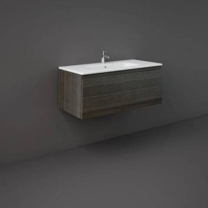 Rak Ceramics UNO JOY SZAFKA PODUMYWALKOWA PODWIESZANA 100 MOKA WALNUT
