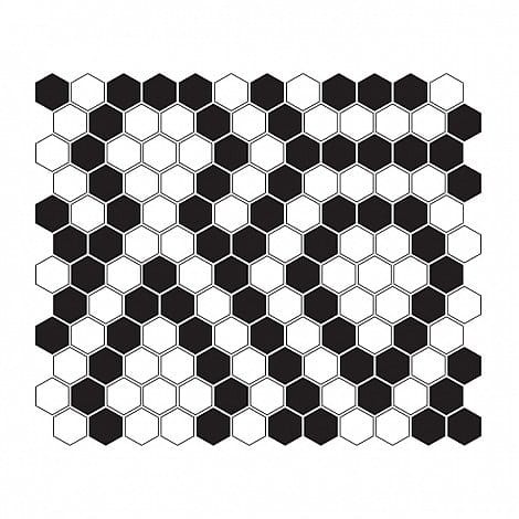 Mozaika Dunin Mini Hexagon B&W Lace