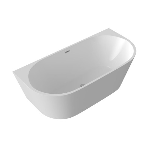 MASSI Wanna wolnostojąca WALL 140 cm z przelewem