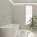 MASSI Wanna wolnostojąca WALL 140 cm z przelewem 7