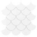 Mozaika Dunin Mini Fish Scale White 88