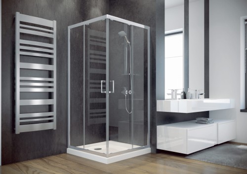 Kabina prysznicowa kwadratowa Modern Besco 185  80 cm