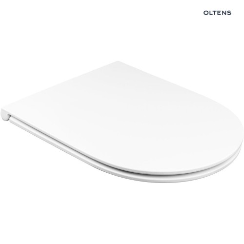 Oltens Jog deska sedesowa twarda wolnoopadająca Slim biała 45102000