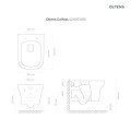 Oltens Gulfoss miska WC wisząca z powłoką SmartClean biała 42603000 5