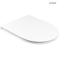 Zestaw Oltens Jog miska WC wisząca PureRim z powłoką SmartClean z deską wolnoopadającą Slim 42505000 8